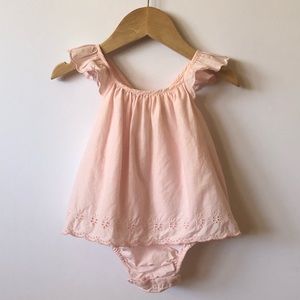 Baby Gap | Eyelet flutter sleeve onesie
